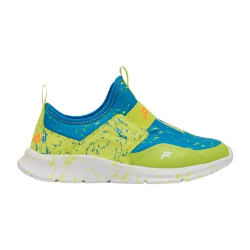 FILA Landbuzzer Speckle Little & Big Kid Boys Running Shoes