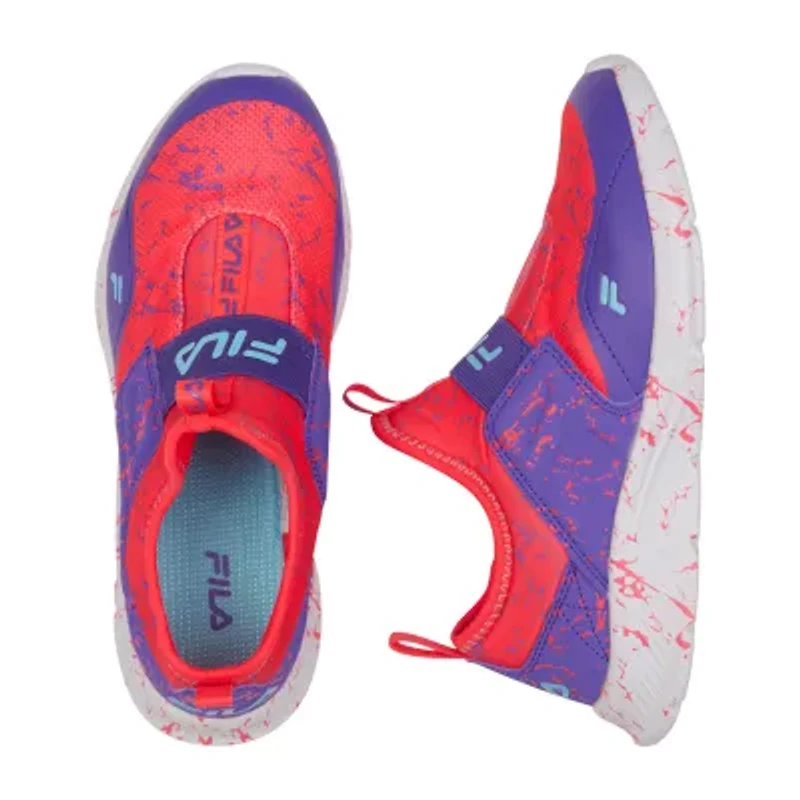 FILA Landbuzzer Speckle Little Kid Girls Running Shoes