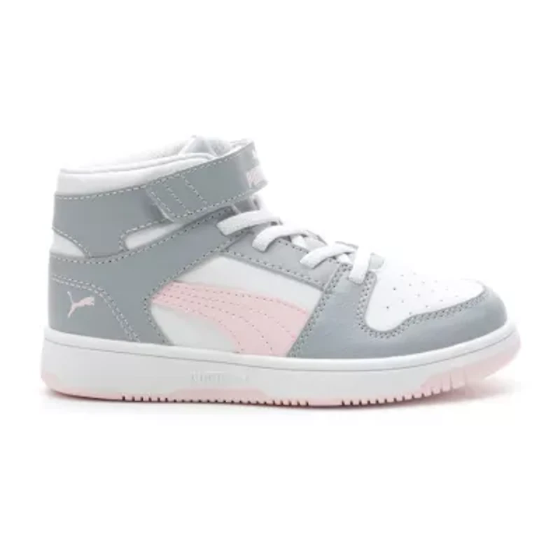 PUMA Rebound Layup Little Kid Girls Basketball Shoes