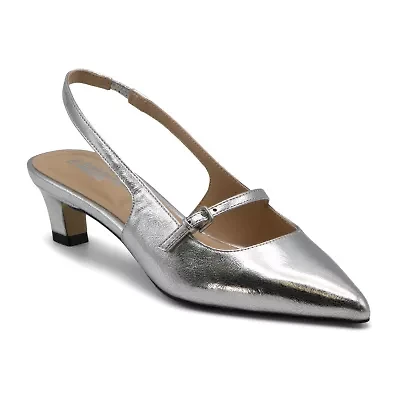 Style Charles Adrenaline Womens Pointed Closed Toe Kitten Heel Pumps