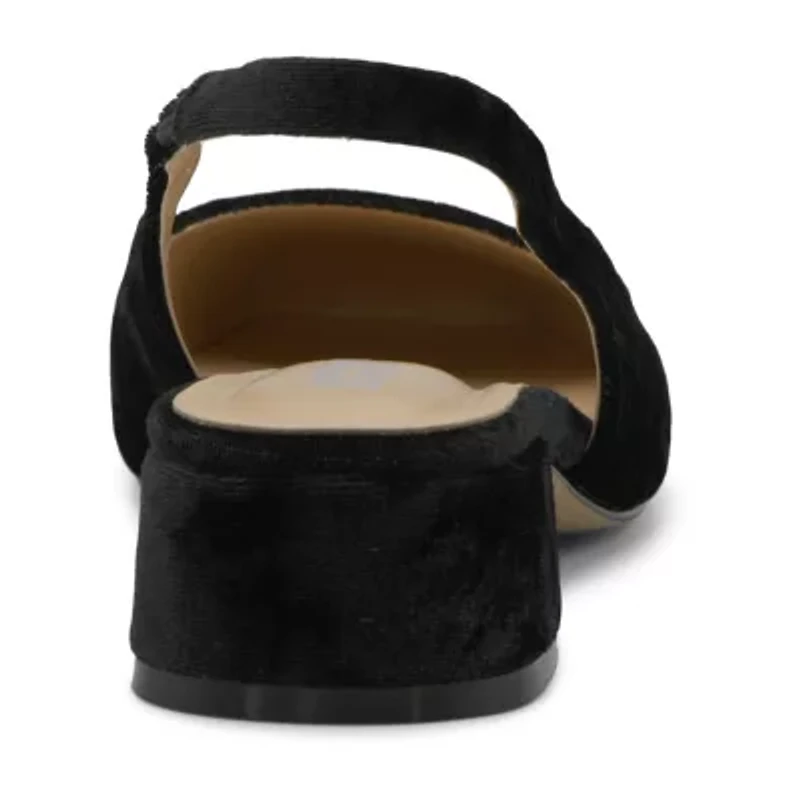 Style Charles Zalo Womens Square Closed Toe Slip-On Shoe