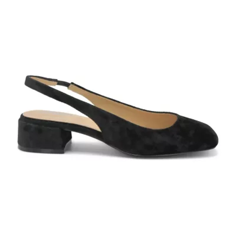 Style Charles Zalo Womens Square Closed Toe Slip-On Shoe