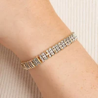 Sparkle Allure Womens Natural Diamond Accent 7.25 Inch Tennis Bracelet