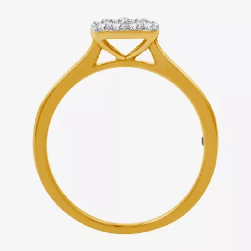 I Said Yes (H-I / I1) Womens 3/8 CT. T.W. Lab Grown White Diamond Sterling Silver or 14K Gold Over Bridal Set