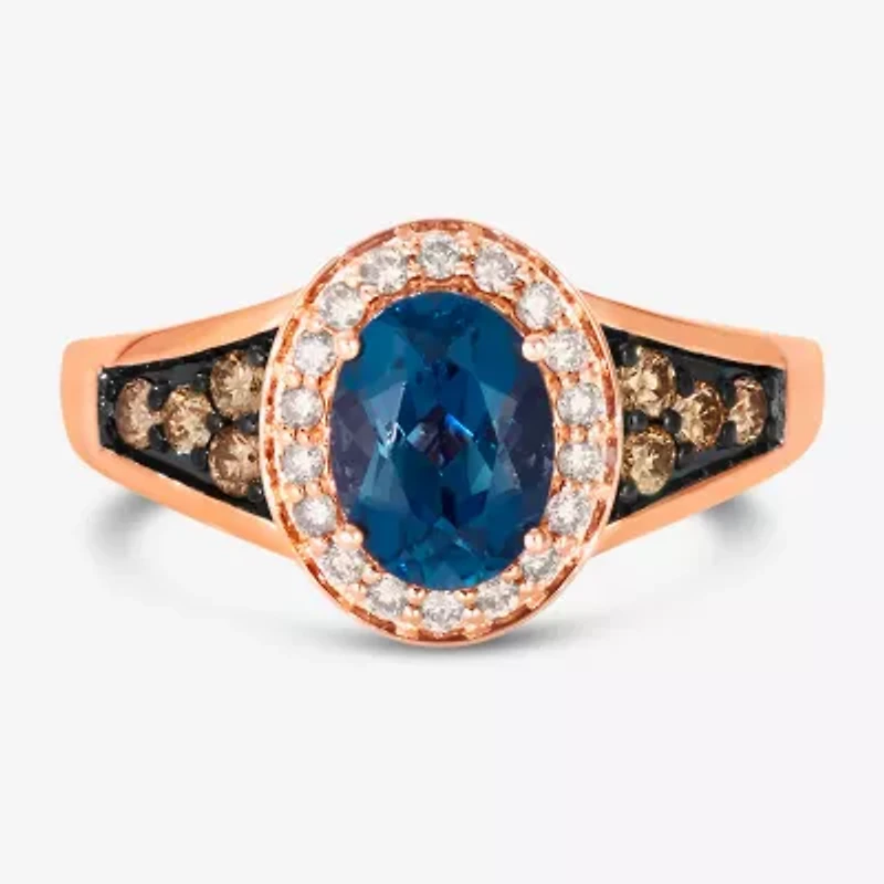 Le Vian® Ring featuring 5/8 CT. Neopolitan Opal™ 1/5 Chocolate Diamonds® 1/6 Nude Diamonds™ set 14K Honey Gold™