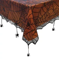 Elrene Home Fashions Crawling Halloween Tablecloth, 60"x84"
