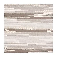 Martha Stewart Edna Stripe Hand Tufted 6' X 6' Indoor Square Area Rug