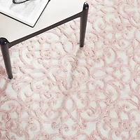 Martha Stewart Jada Floral Hand Tufted Washable 6' X 6' Indoor Round Area Rug