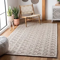 Martha Stewart Riley Bordered Hand Tufted Indoor Rectangular Area Rug
