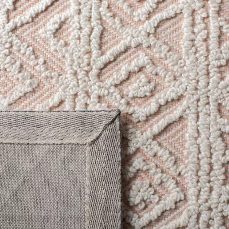 Martha Stewart Riley Bordered Hand Tufted Indoor Rectangular Area Rug