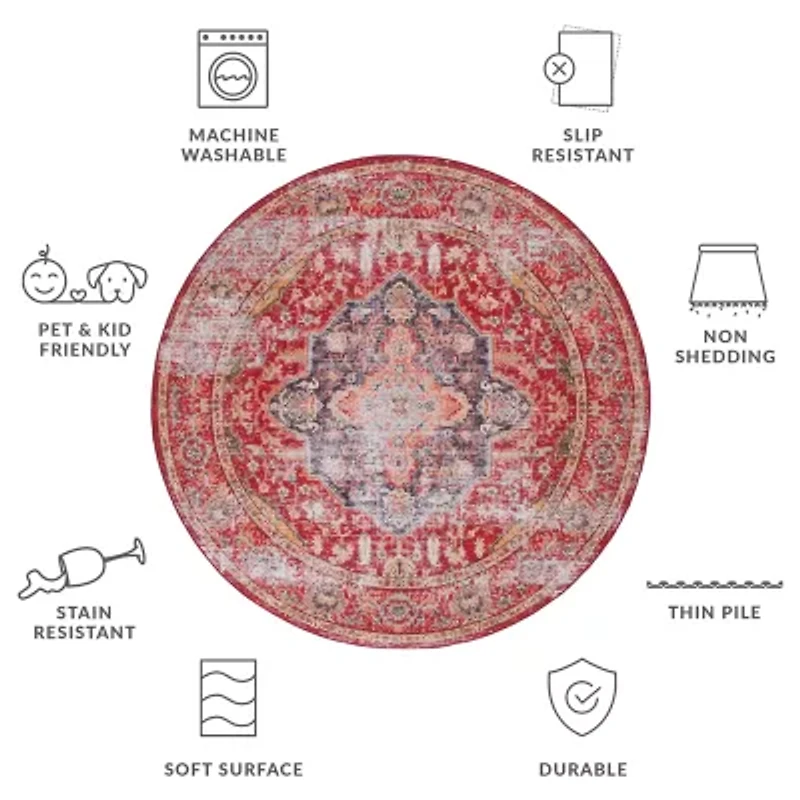 Safavieh Tucson Tully 6'X6' Indoor Round Area Rug