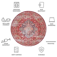 Safavieh Tucson Tully 6'X6' Indoor Round Area Rug