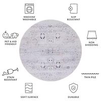 Safavieh Tucson Alexa Indoor Round Area Rug