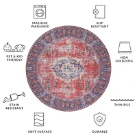 Safavieh Tucson Levi 6'X6' Indoor Round Area Rug