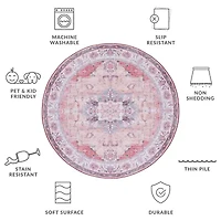 Safavieh Tucson Milo 6'X6' Indoor Round Area Rug