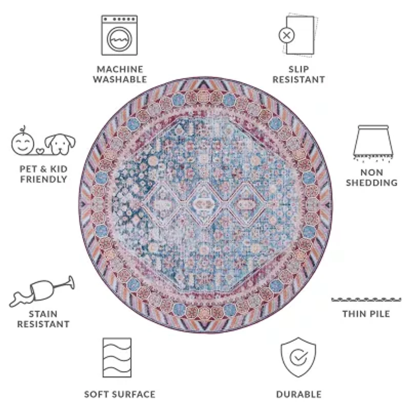 Safavieh Tucson Mellie 6'X6' Indoor Round Area Rug