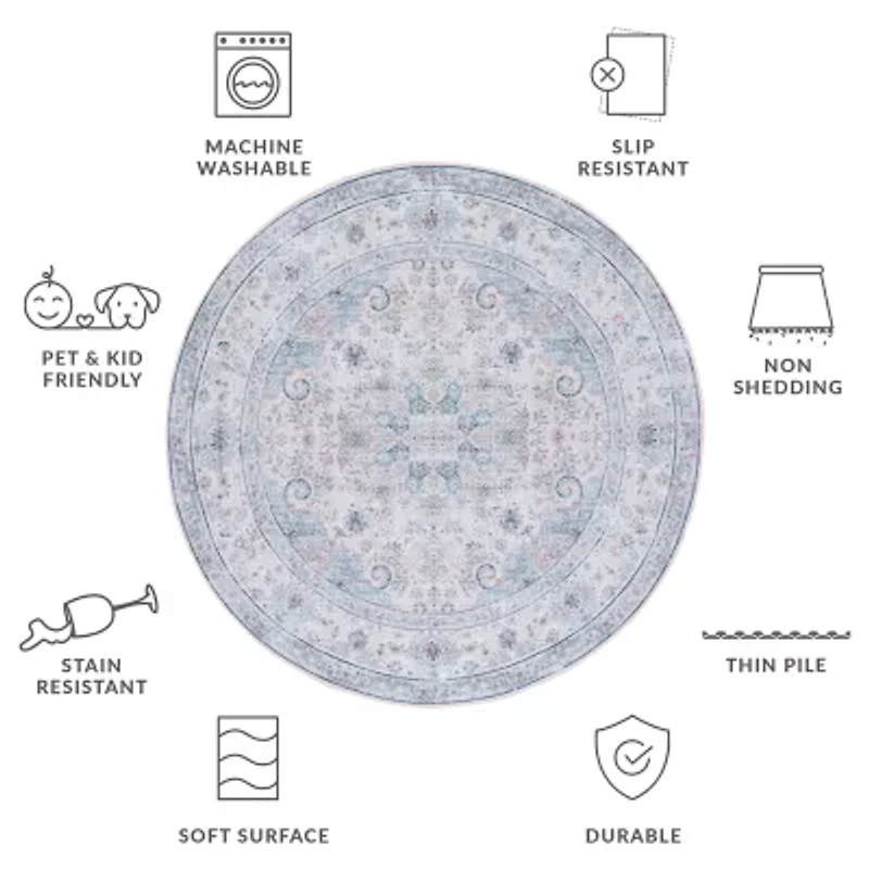 Safavieh Tucson Luna Indoor Round Area Rug