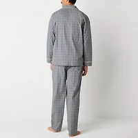 Stafford Modal Mens Long Sleeve 2-pc. Pajama Sets
