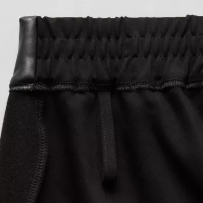 Jamey Perry x JCPenney Womens Adaptive Faux Leather Ponte Pant