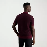 Haggar Mens Short Sleeve Pullover Sweater