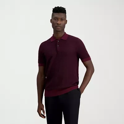 Haggar Mens Short Sleeve Pullover Sweater