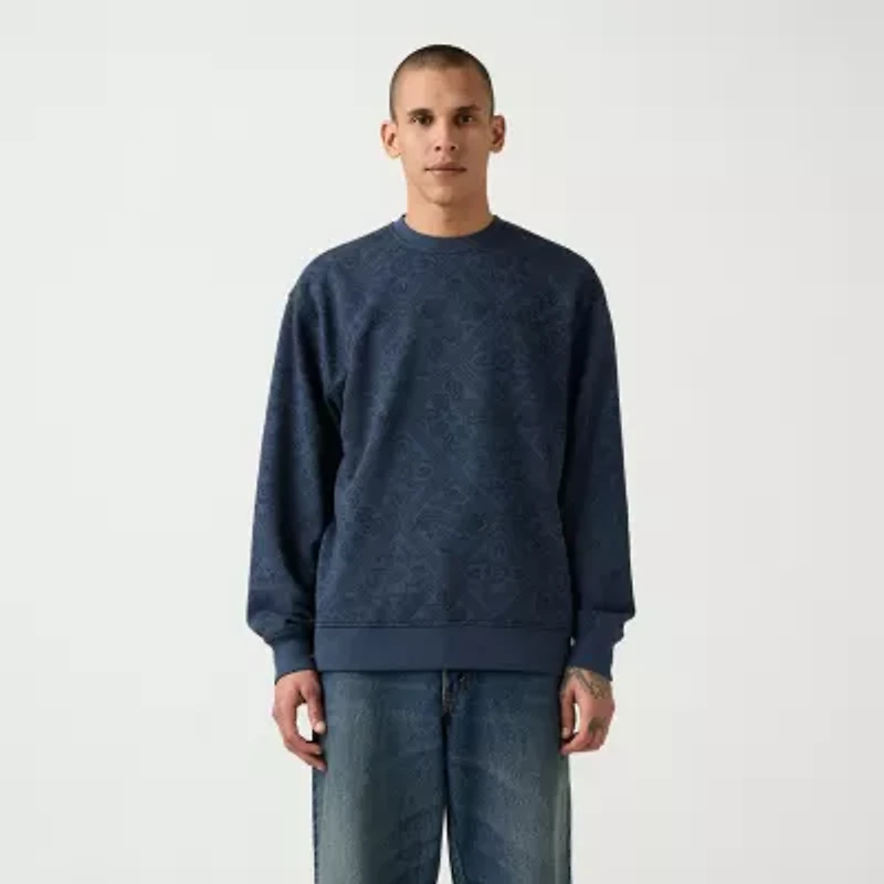 Levi's® Mens Crew Neck Long Sleeve Sweatshirt