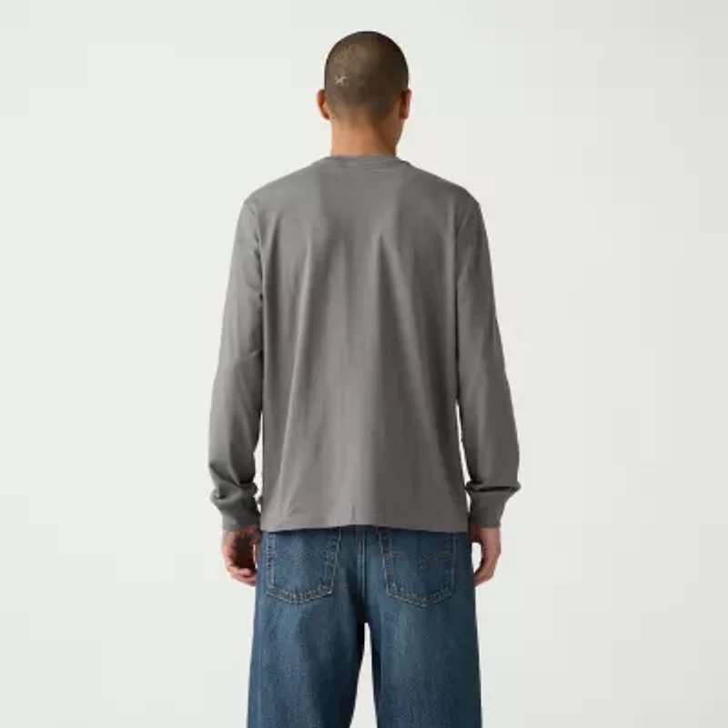 Levi's® Mens Crew Neck Long Sleeve Relaxed Fit Graphic T-Shirt