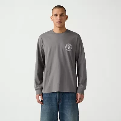 Levi's® Mens Crew Neck Long Sleeve Relaxed Fit Graphic T-Shirt