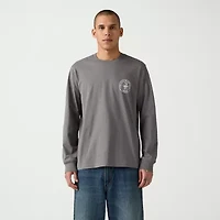 Levi's® Mens Crew Neck Long Sleeve Relaxed Fit Graphic T-Shirt