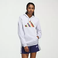 adidas Womens Long Sleeve Fleece Active Hoodie