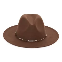 a.n.a Stone Band Womens Panama Hat