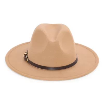 Liz Claiborne Double Buckle Womens Panama Hat