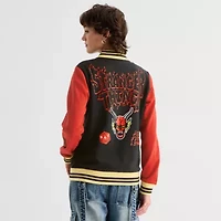 Womens Stranger Things Fleece Midweight Juniors Bomber Jacket
