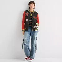 Womens Stranger Things Fleece Midweight Juniors Bomber Jacket