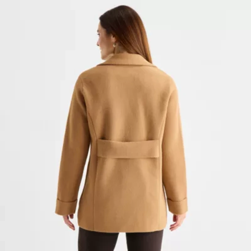 Liz Claiborne Womens Midweight Peacoat