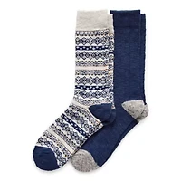 St. John's Bay Mens 2 Pair Crew Socks