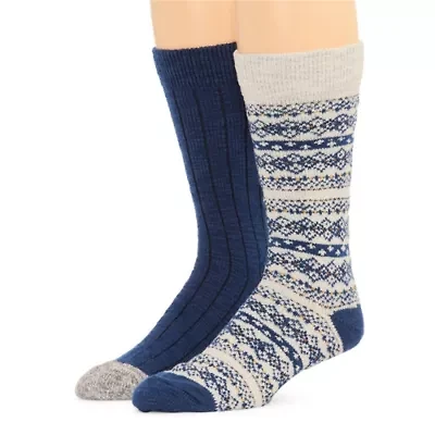 St. John's Bay Mens 2 Pair Crew Socks