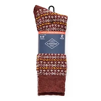 St. John's Bay Mens 2 Pair Crew Socks