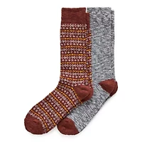 St. John's Bay Mens 2 Pair Crew Socks