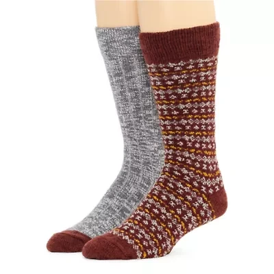 St. John's Bay Mens 2 Pair Crew Socks