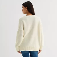 Arizona Juniors Womens Long Sleeve Pullover Sweater