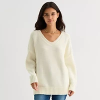 Arizona Juniors Womens Long Sleeve Pullover Sweater