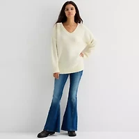 Arizona Juniors Womens Long Sleeve Pullover Sweater