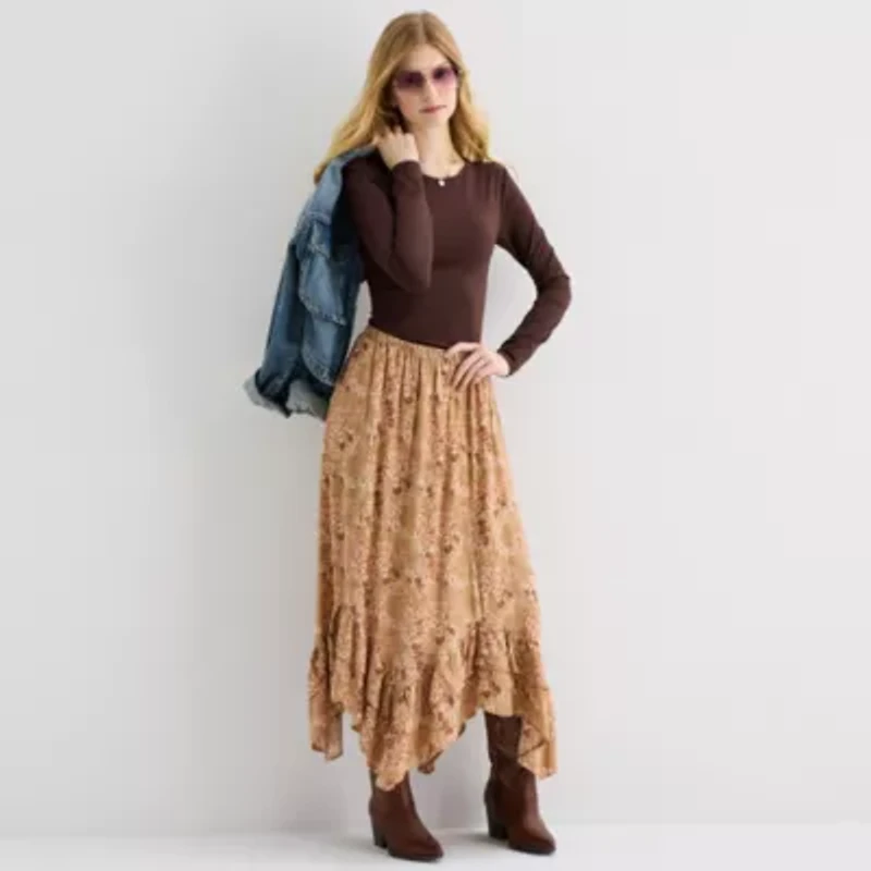 Arizona Womens Maxi Skirt - Juniors