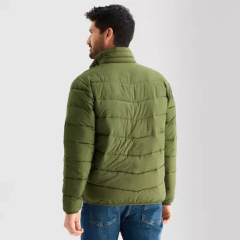 St. John's Bay Mens Water Resistant Midweight Puffer Jacket