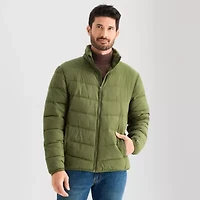 St. John's Bay Mens Water Resistant Midweight Puffer Jacket
