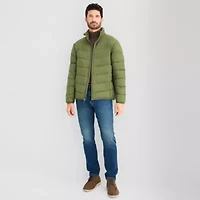 St. John's Bay Mens Water Resistant Midweight Puffer Jacket