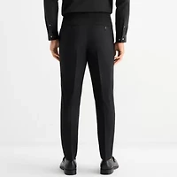 J. Ferrar Crop Ankle Mens Slim Fit Tuxedo Pant