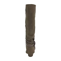 Pop Womens Lancelot Stacked Heel Booties