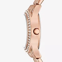 Relic By Fossil Astrid Womens Rose Goldtone Stainless Steel Bracelet Watch Zr37301